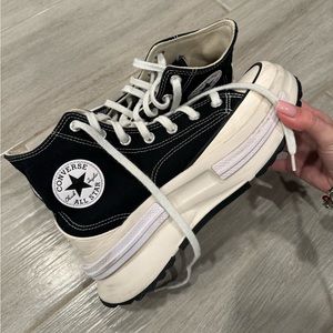 Converse black sneakers